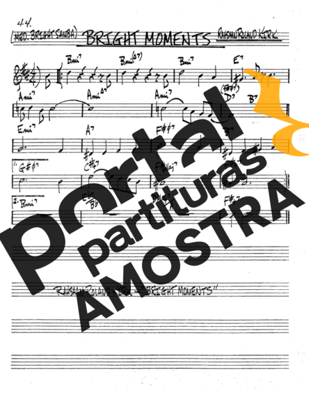 The Real Book of Jazz Bright Moments partitura para Saxofone Tenor Soprano (Bb)