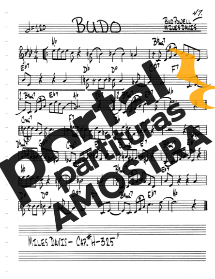 The Real Book of Jazz Budo partitura para Teclado