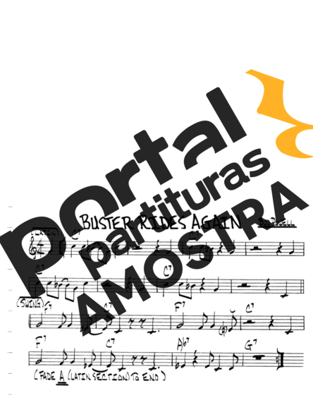 The Real Book of Jazz Buster Rides Again partitura para Flauta Transversal
