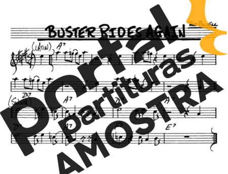 The Real Book of Jazz Buster Rides Again partitura para Saxofone Alto (Eb)