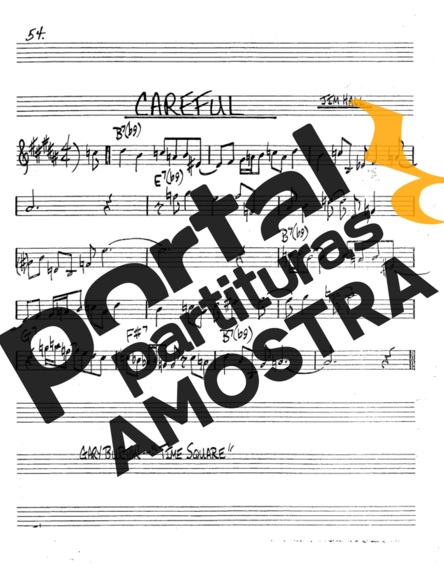 The Real Book of Jazz Careful partitura para Saxofone Tenor Soprano (Bb)