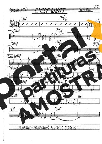 The Real Book of Jazz Cest What partitura para Clarinete (Bb)