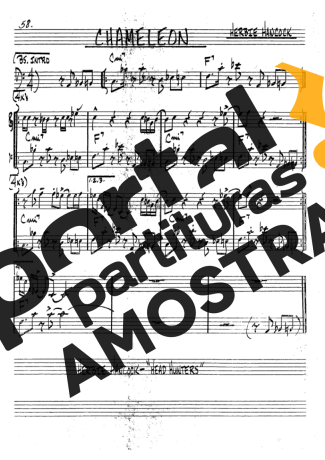 The Real Book of Jazz Chameleon partitura para Clarinete (Bb)