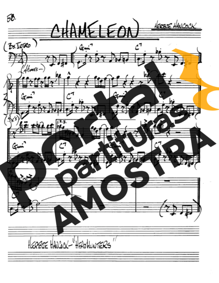 The Real Book of Jazz Chameleon partitura para Saxofone Alto (Eb)