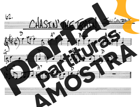 The Real Book of Jazz Chasin The Train partitura para Saxofone Alto (Eb)