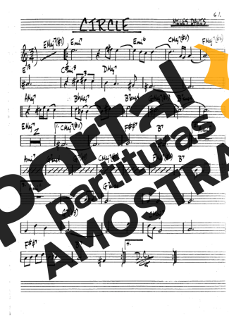 The Real Book of Jazz Circle partitura para Clarinete (Bb)