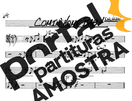 The Real Book of Jazz Comin Home Baby partitura para Saxofone Alto (Eb)