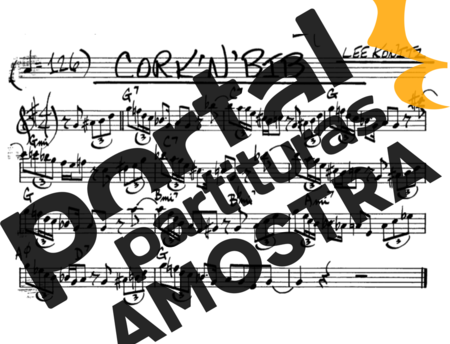 The Real Book of Jazz Cork N Bib partitura para Saxofone Alto (Eb)