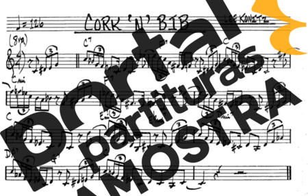 The Real Book of Jazz Cork n Bib partitura para Saxofone Tenor Soprano (Bb)