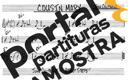 The Real Book of Jazz Cousin Mary partitura para Saxofone Tenor Soprano (Bb)