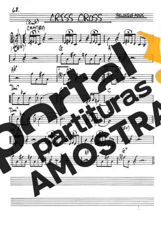 The Real Book of Jazz Criss Cross partitura para Clarinete (Bb)