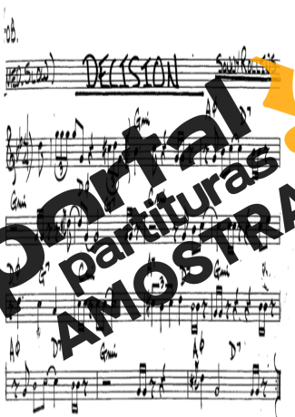 The Real Book of Jazz Decision partitura para Clarinete (Bb)