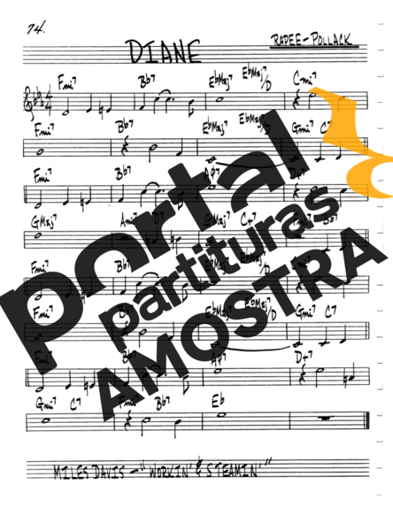 The Real Book of Jazz Diane partitura para Violino