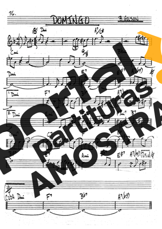 The Real Book of Jazz Domingo partitura para Clarinete (Bb)