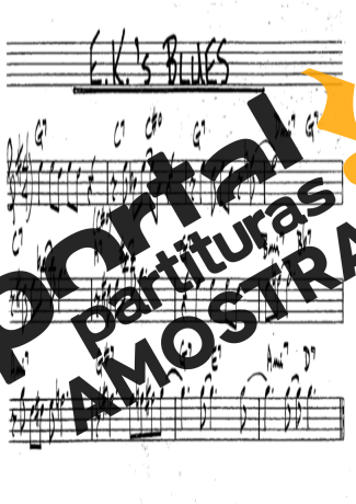 The Real Book of Jazz E.Ks Blues partitura para Clarinete (Bb)