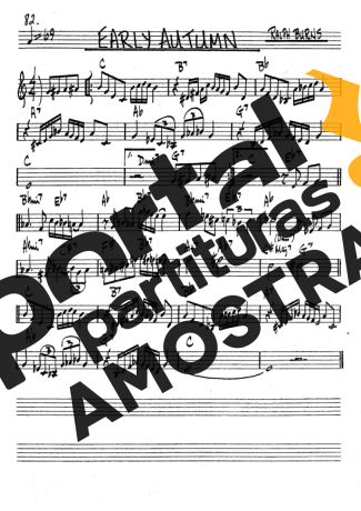 The Real Book of Jazz Early Autumn partitura para Clarinete (Bb)