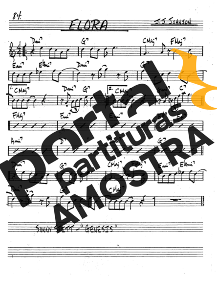 The Real Book of Jazz Elora partitura para Saxofone Tenor Soprano (Bb)