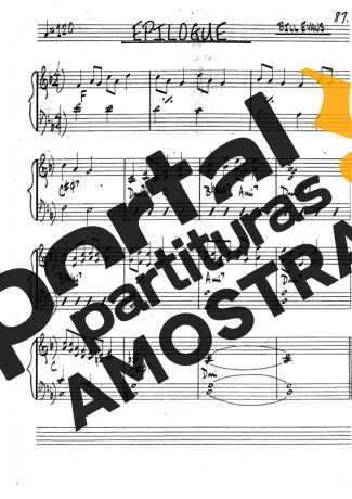 The Real Book of Jazz Epilogue partitura para Clarinete (Bb)