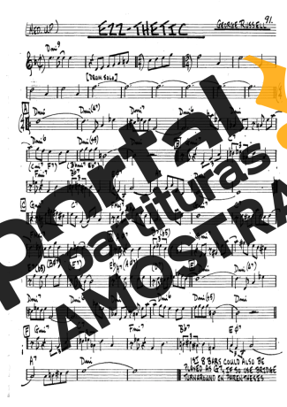 The Real Book of Jazz Ezz-Thetic partitura para Clarinete (Bb)