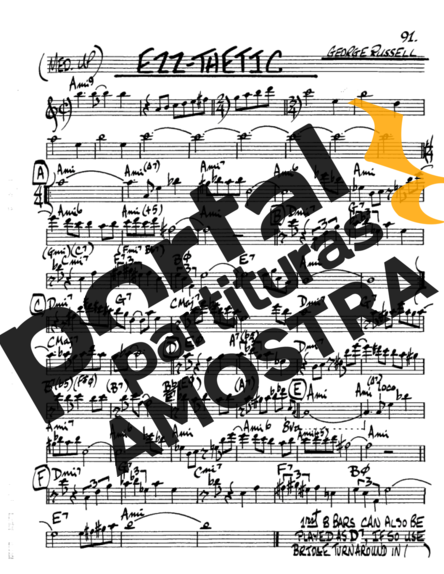 The Real Book of Jazz  partitura para Saxofone Alto (Eb)