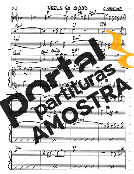 The Real Book of Jazz Feels So Good partitura para Flauta Transversal