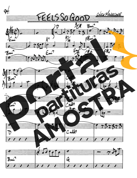 The Real Book of Jazz Feels So Good partitura para Saxofone Alto (Eb)