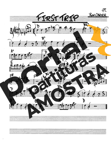 The Real Book of Jazz First Trip partitura para Saxofone Alto (Eb)