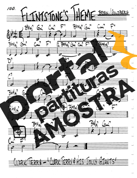 The Real Book of Jazz Flintstones Theme partitura para Gaita