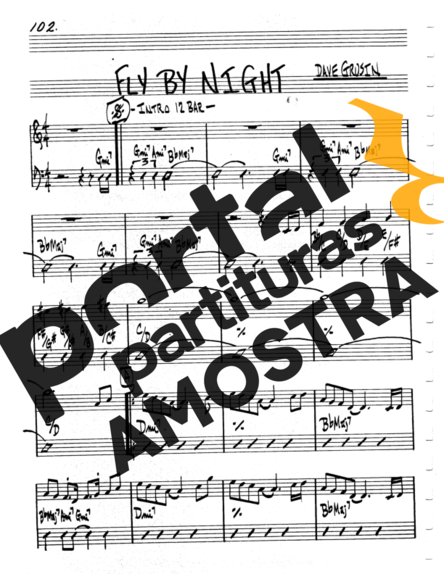 The Real Book of Jazz Fly By Night partitura para Clarinete (C)