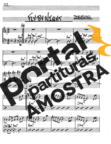 The Real Book of Jazz Fly By Night partitura para Saxofone Tenor Soprano (Bb)