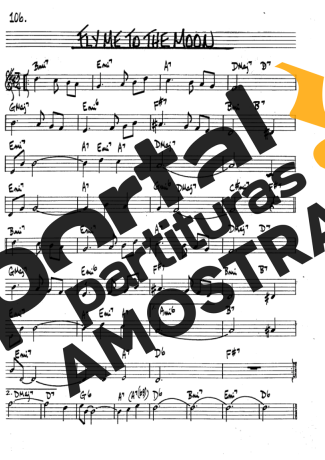 The Real Book of Jazz Fly Me To The Moon partitura para Clarinete (Bb)