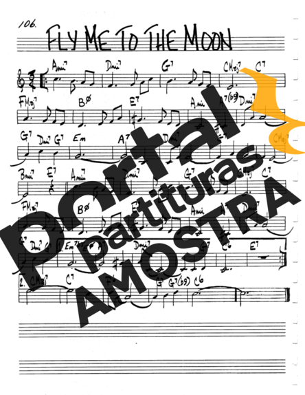 The Real Book of Jazz Fly Me To The Moon partitura para Gaita