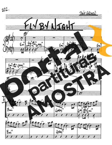 The Real Book of Jazz Fly by Night partitura para Saxofone Alto (Eb)