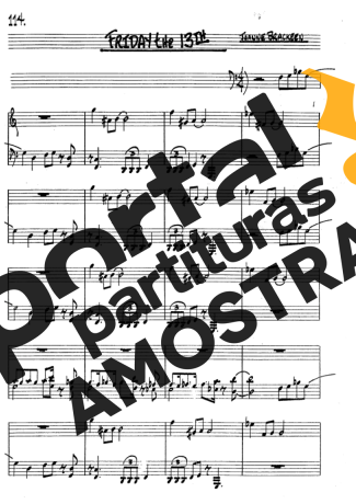 The Real Book of Jazz Friday The 13th partitura para Clarinete (Bb)
