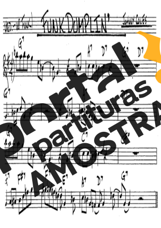 The Real Book of Jazz Funk Dumplin partitura para Clarinete (Bb)