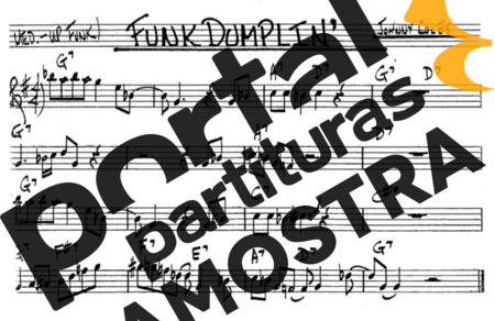 The Real Book of Jazz Funk Dumplin partitura para Saxofone Tenor Soprano (Bb)