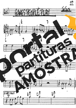The Real Book of Jazz Games People Play partitura para Clarinete (Bb)
