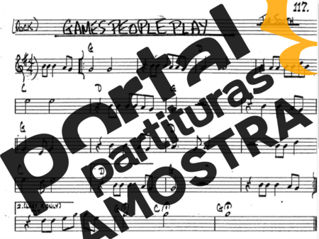 The Real Book of Jazz Games People Play partitura para Trompete