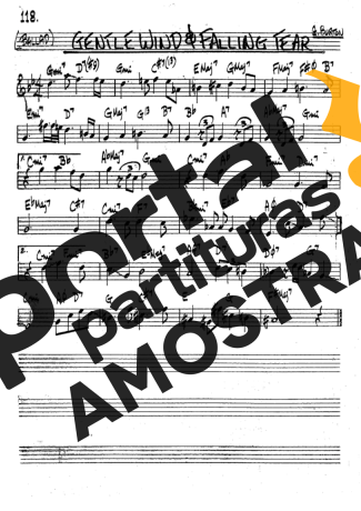 The Real Book of Jazz Gentle Wind & Falling Fear partitura para Clarinete (Bb)