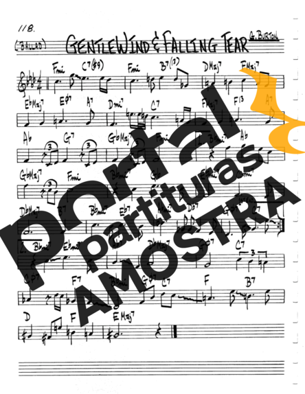 The Real Book of Jazz Gentle Wind & Falling Fear partitura para Gaita