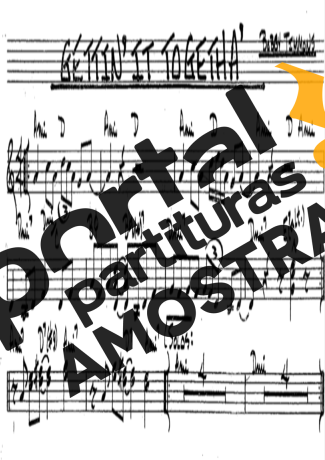 The Real Book of Jazz Gettin It Togetha partitura para Clarinete (Bb)