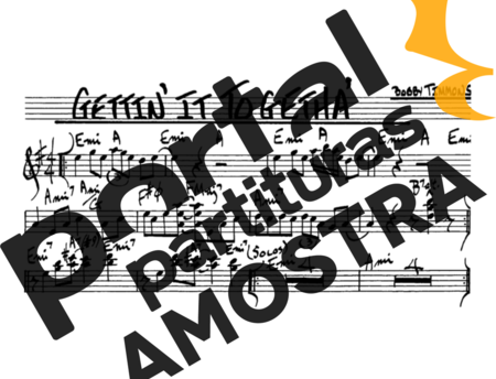 The Real Book of Jazz Gettin It Togetha partitura para Saxofone Alto (Eb)