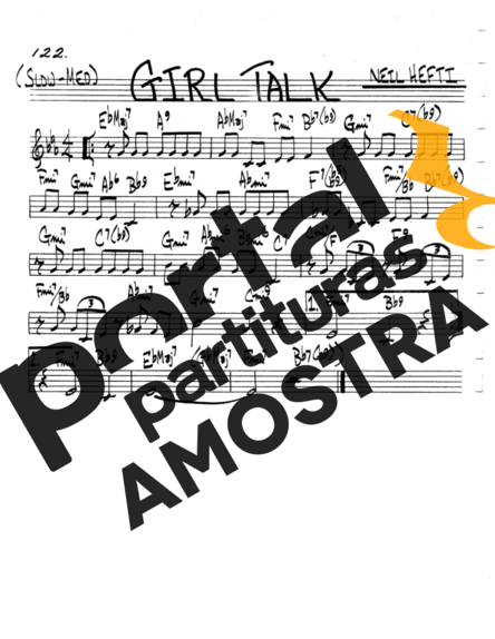 The Real Book of Jazz Girl Talk partitura para Flauta Transversal