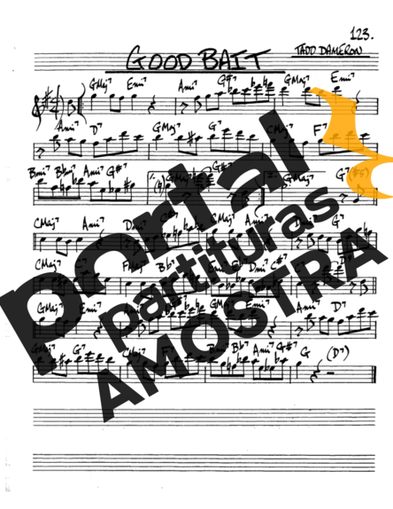 The Real Book of Jazz Good Bait partitura para Saxofone Alto (Eb)