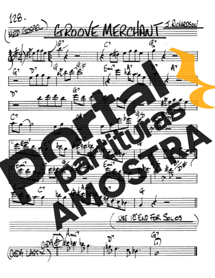 The Real Book of Jazz Groove Merchant partitura para Saxofone Alto (Eb)
