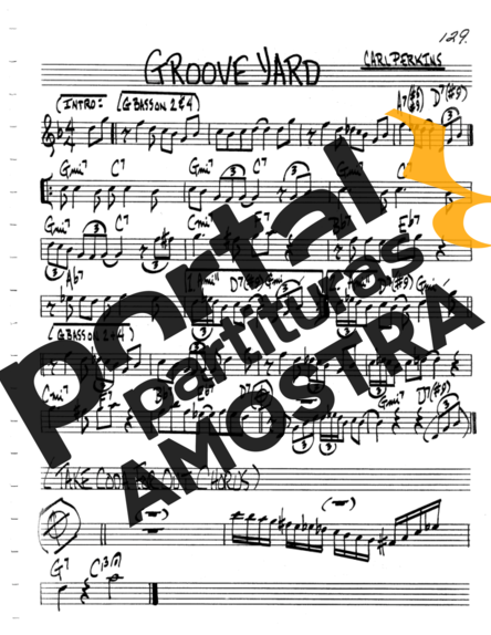 The Real Book of Jazz Groove Yard partitura para Clarinete (C)