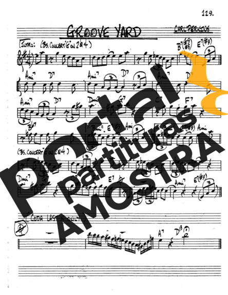 The Real Book of Jazz Groove Yard partitura para Trompete