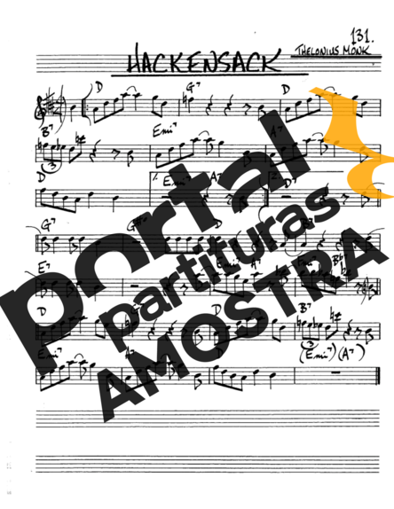 The Real Book of Jazz  partitura para Saxofone Alto (Eb)
