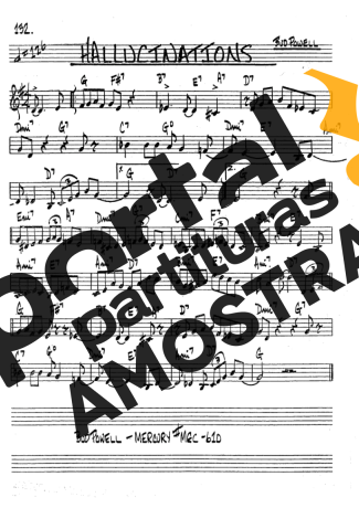 The Real Book of Jazz Hallucinations partitura para Clarinete (Bb)