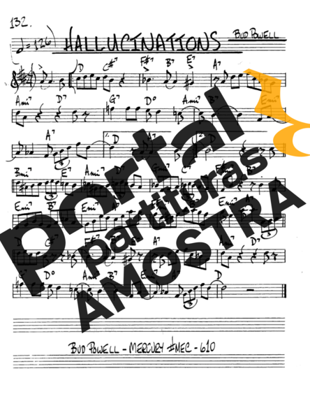 The Real Book of Jazz Hallucinations partitura para Saxofone Alto (Eb)